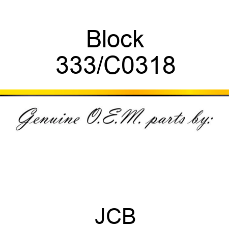 Block 333/C0318