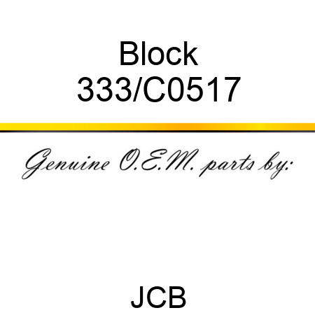 Block 333/C0517