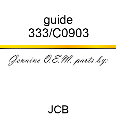 guide 333/C0903