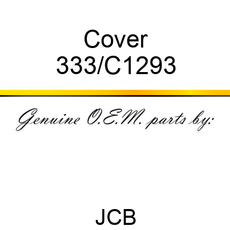 Cover 333/C1293