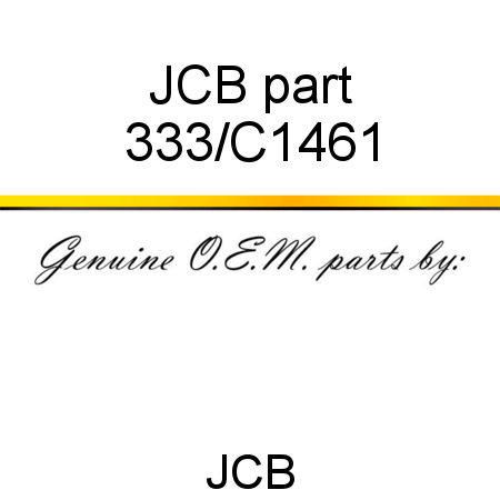 JCB part 333/C1461