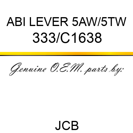 ABI LEVER 5AW/5TW 333/C1638