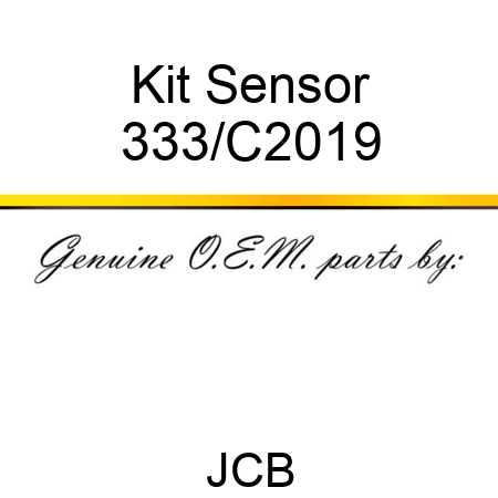 Kit Sensor 333/C2019