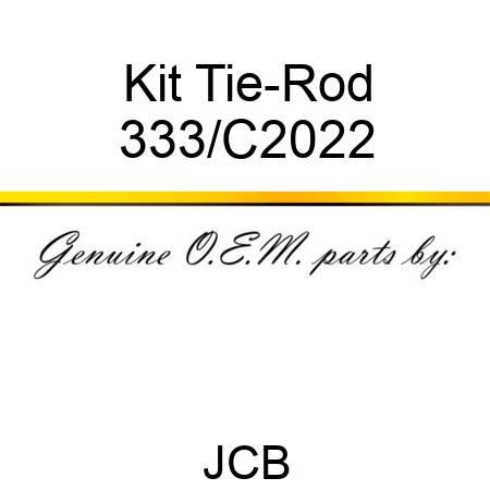 Kit Tie-Rod 333/C2022