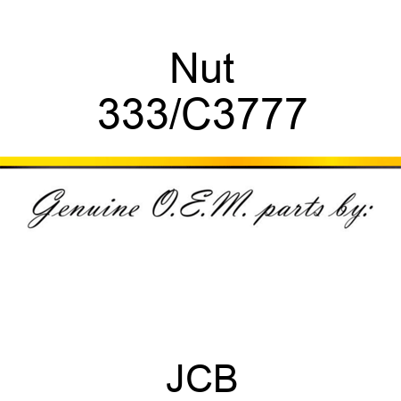 Nut 333/C3777