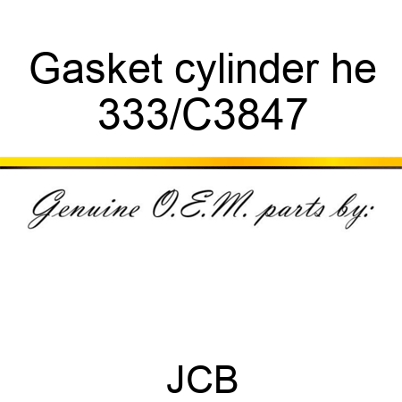 Gasket cylinder he 333/C3847