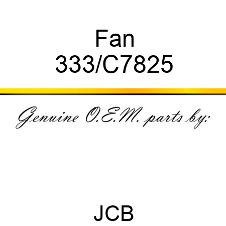 Fan 333/C7825