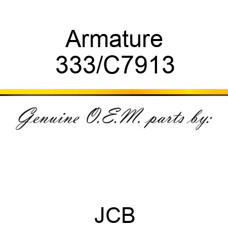 Armature 333/C7913