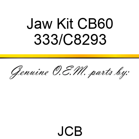 Jaw Kit CB60 333/C8293