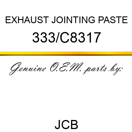 EXHAUST JOINTING PASTE 333/C8317