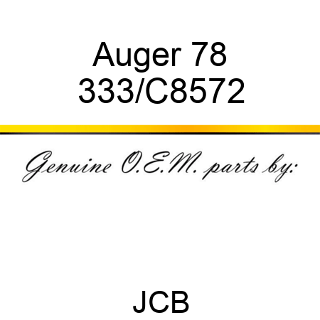 Auger 78 333/C8572