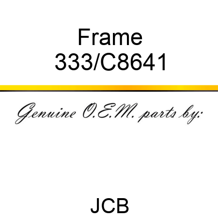 Frame 333/C8641