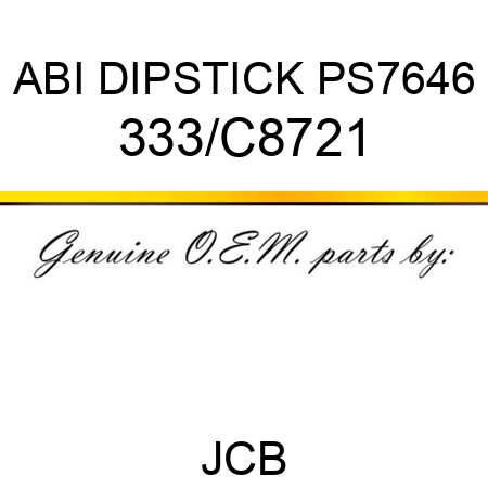 ABI DIPSTICK PS7646 333/C8721