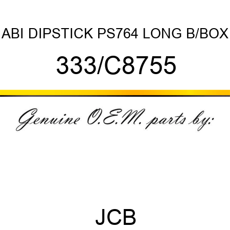 ABI DIPSTICK PS764 LONG B/BOX 333/C8755