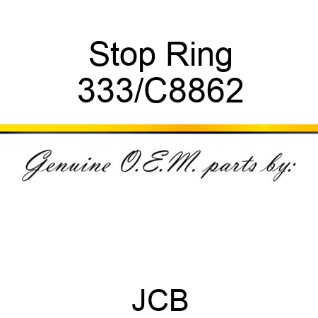 Stop Ring 333/C8862