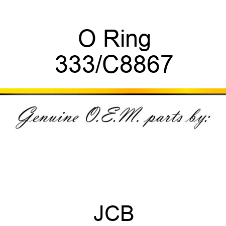 O Ring 333/C8867