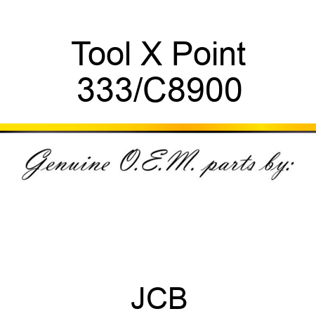 Tool X Point 333/C8900