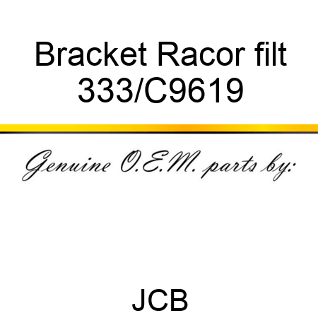 Bracket Racor filt 333/C9619