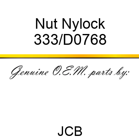 Nut Nylock 333/D0768