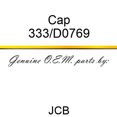 Cap 333/D0769