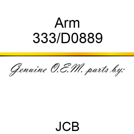 Arm 333/D0889