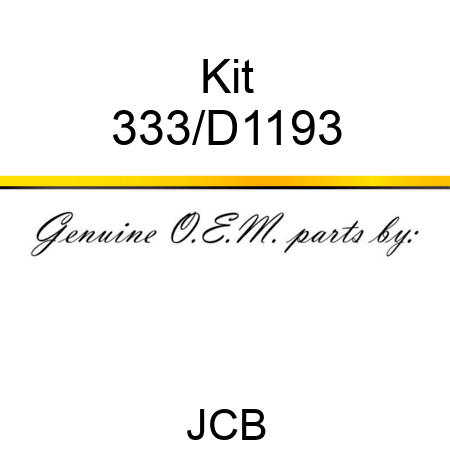 Kit 333/D1193
