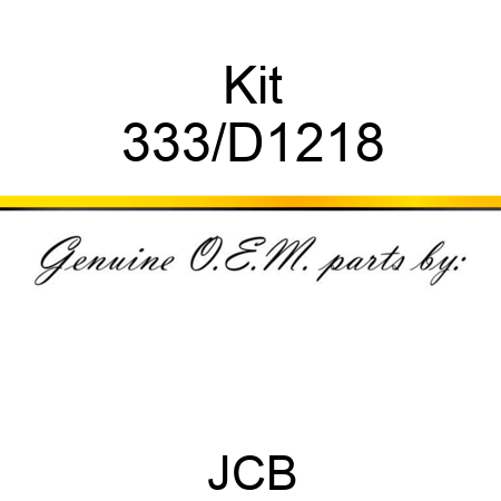 Kit 333/D1218