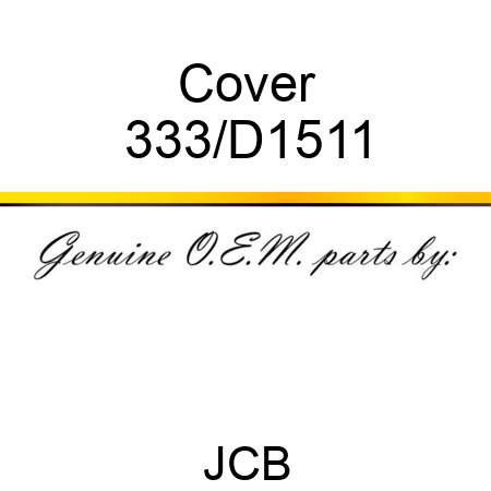 Cover 333/D1511