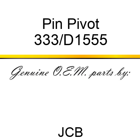 Pin Pivot 333/D1555