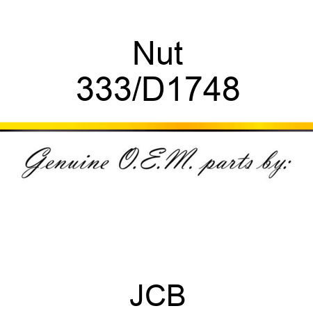 Nut 333/D1748