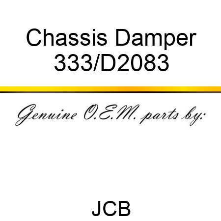 Chassis Damper 333/D2083