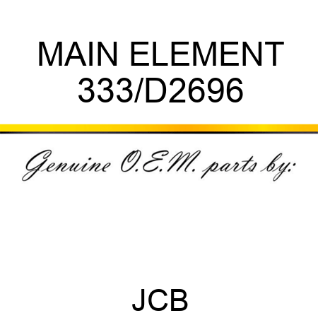 MAIN ELEMENT 333/D2696