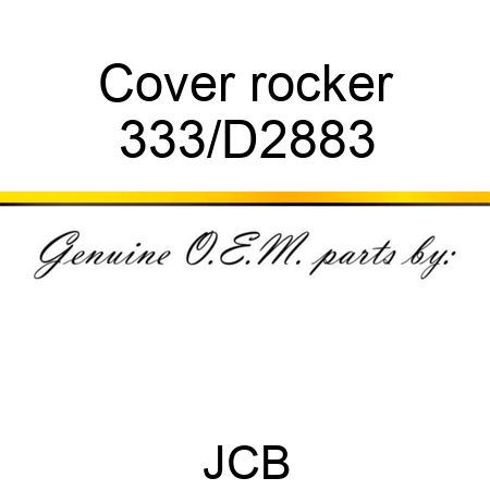 Cover rocker 333/D2883