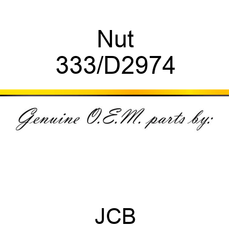 Nut 333/D2974