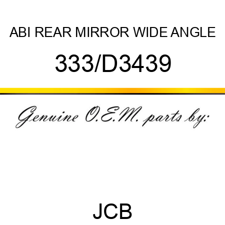 ABI REAR MIRROR WIDE ANGLE 333/D3439