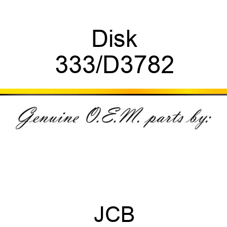 Disk 333/D3782