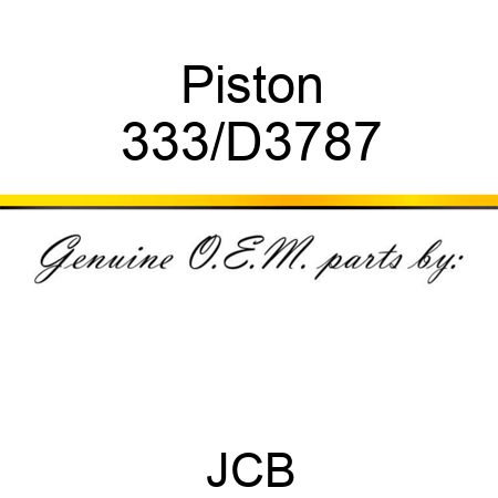 Piston 333/D3787