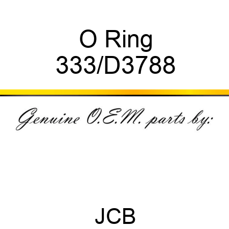 O Ring 333/D3788