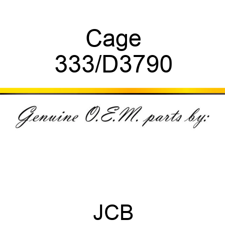 Cage 333/D3790