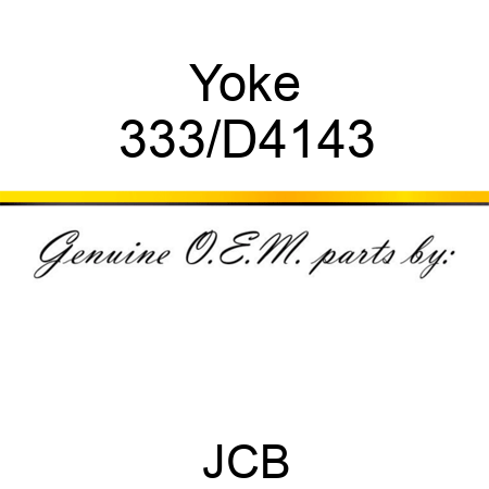 Yoke 333/D4143