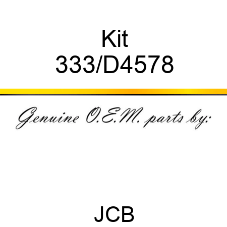 Kit 333/D4578