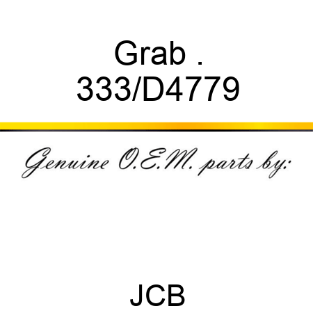 Grab . 333/D4779