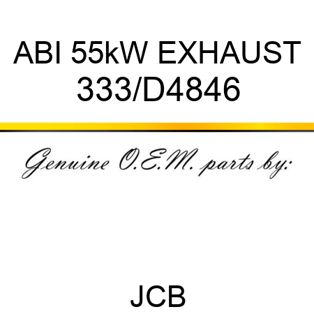 ABI 55kW EXHAUST 333/D4846