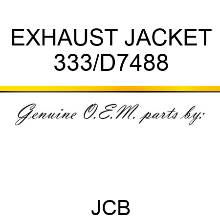 EXHAUST JACKET 333/D7488