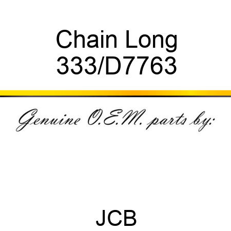 Chain Long 333/D7763