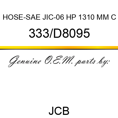 HOSE-SAE JIC-06 HP 1310 MM C 333/D8095