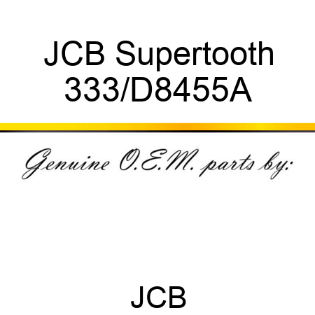 JCB Supertooth 333/D8455A