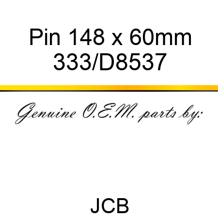 Pin 148 x 60mm 333/D8537