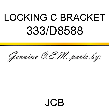 LOCKING C BRACKET 333/D8588