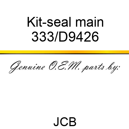 Kit-seal main 333/D9426